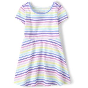 The Children’s Place,and Toddler Girls Short Sleeve Fashion Dress(Butterfly Skater)