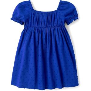 The Children’s Place,and Toddler Short Sleeve Dressy Dress(Renew Blue)
