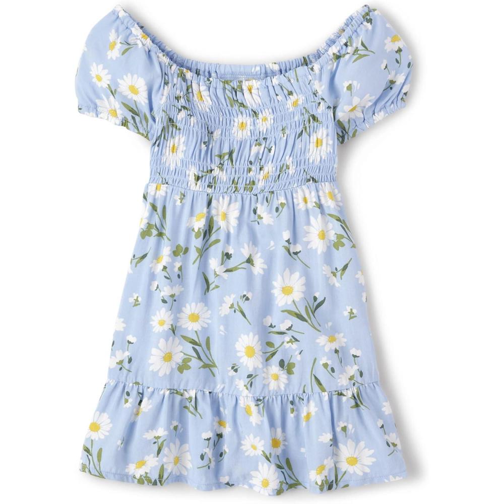 imageThe Childrens Place BabyGirls and Toddler Short Sleeve Casual DressesSpring Daisy