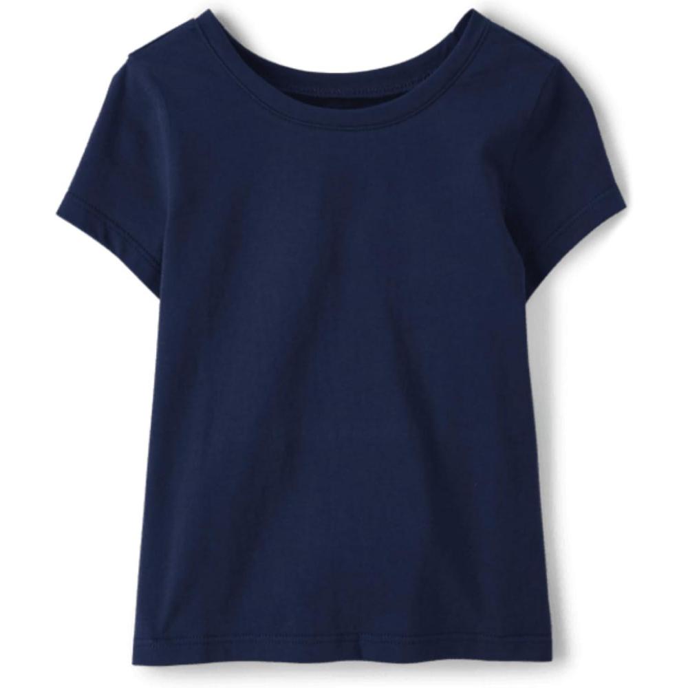 imageThe Childrens Place Girls Basic Short Sleeve Layering TeeTidal Single
