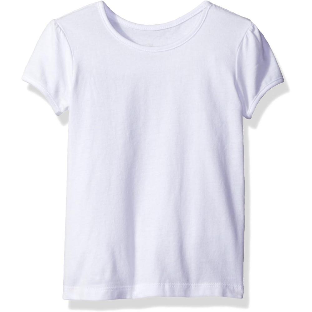 imageThe Childrens Place Girls Basic Short Sleeve Layering TeeWhite