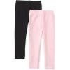 The Children’s Place Baby-Girls and Toddler Leggings 2-Pack(Black/Shell 2-pack)