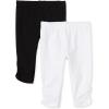 The Children’s Place Baby-Girls and Toddler Leggings 2-Pack(White/Black 2 Pack)