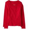 The Children’s Place Girls’ Basic Short Sleeve Layering Tee(Ruby 2-pack)