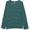The Children’s Place Girls’ Basic Short Sleeve Layering Tee(Spruceshad Stripes)