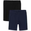 The Children’s Place baby-girls And Toddler Mix and Match Bike Shorts(Black/Tidal 2 Pack)