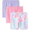 The Children’s Place baby-girls And Toddler Mix and Match Bike Shorts(Tie Dye/Pink/Purple 3-pack)