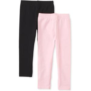 The Children’s Place Baby-Girls and Toddler Leggings 2-Pack(Black/Shell 2-pack)