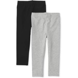 The Children’s Place Baby-Girls and Toddler Leggings 2-Pack(Black/Smoke Gray 2-pack)