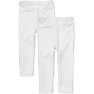 The Children’s Place Baby-Girls and Toddler Leggings 2-Pack(White 2-pack)
