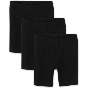 The Children’s Place baby-girls And Toddler Mix and Match Bike Shorts(Black 3-pack)