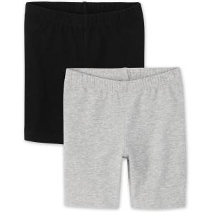 The Children’s Place baby-girls And Toddler Mix and Match Bike Shorts(Black/H Gray 2 Pack)