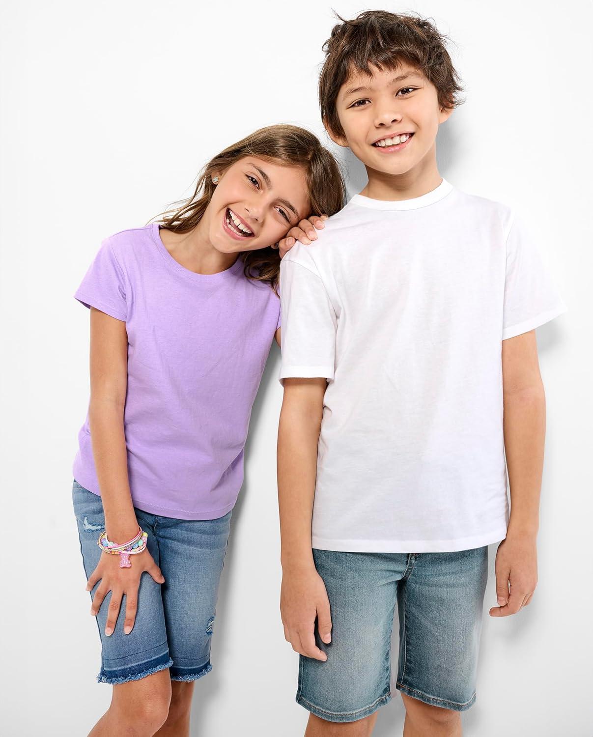 imageThe Childrens Place Girls Short Sleeve High Low TeeMulti Color Shirt Tee 8pack