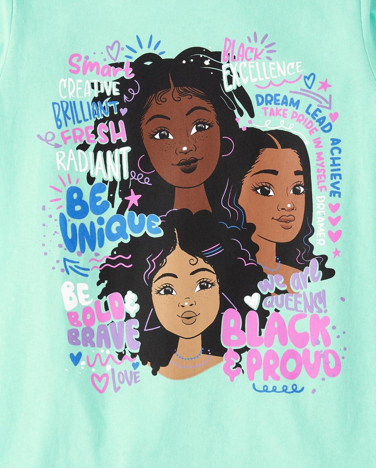 imageThe Childrens Place Girls SportsTrendsIcons Short Sleeve Graphic TShirts3 PackFutureGirlsBows