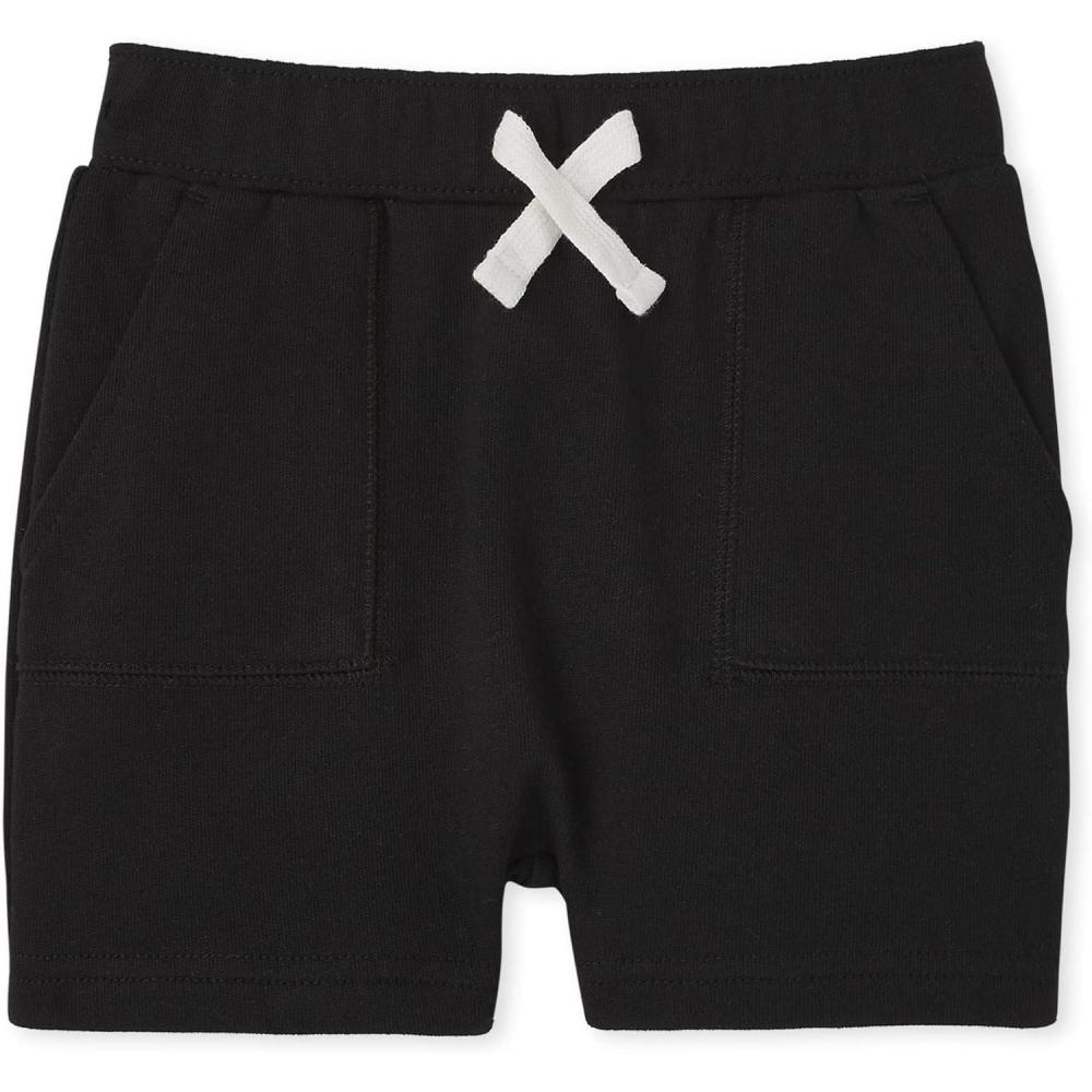 imageThe Childrens Place Baby Boys and Toddler Active Knit ShortsBlack