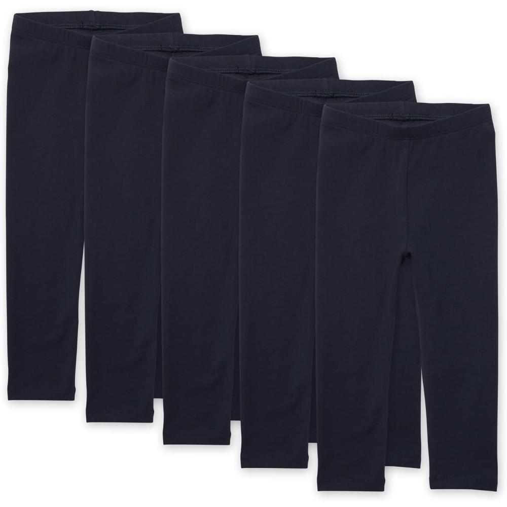 imageThe Childrens Place BabyGirls and Toddler Essential LeggingsTidal 5pack