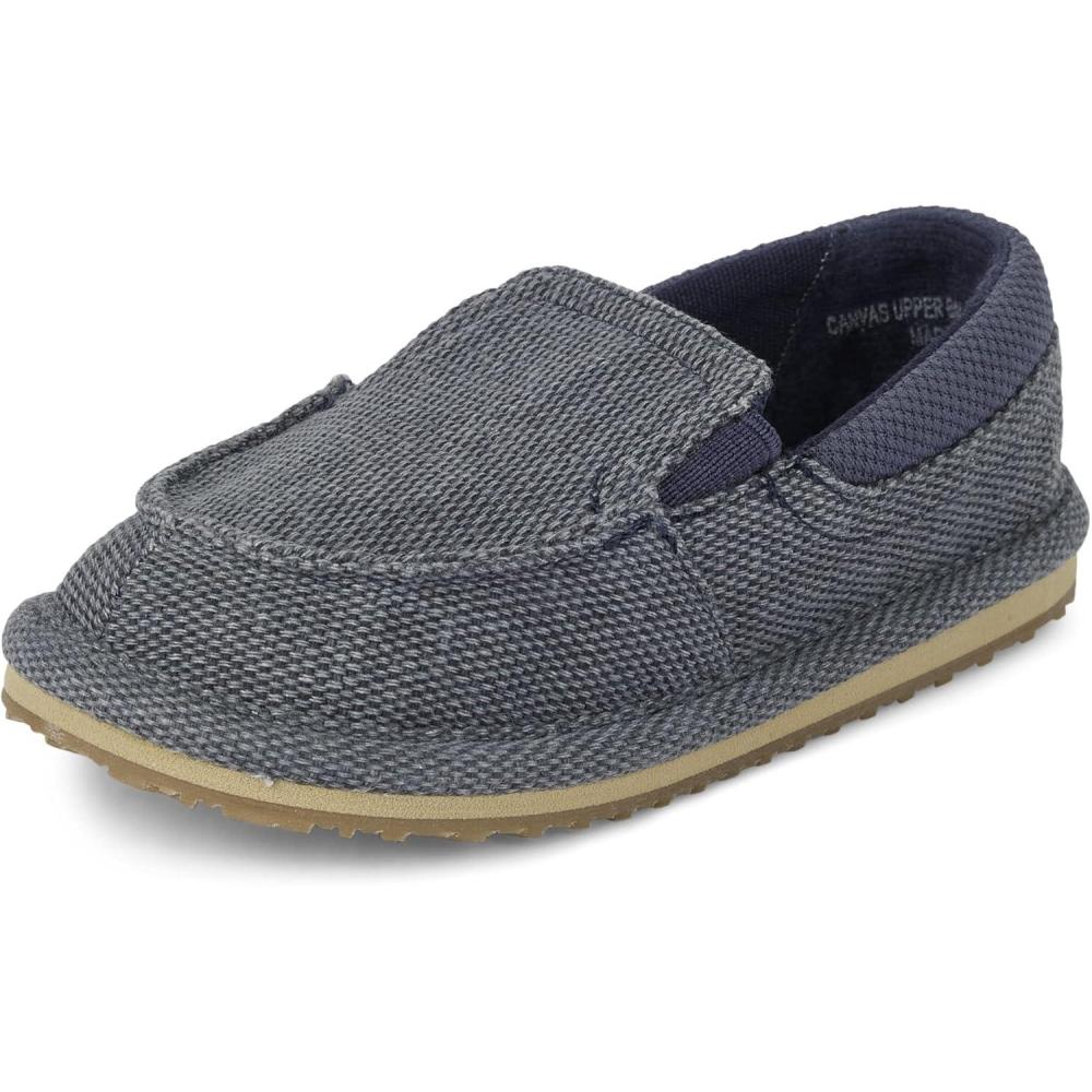 imageThe Childrens Place Boys Baby Boys and Toddler Casual Slip on ShoesLoaferNavy