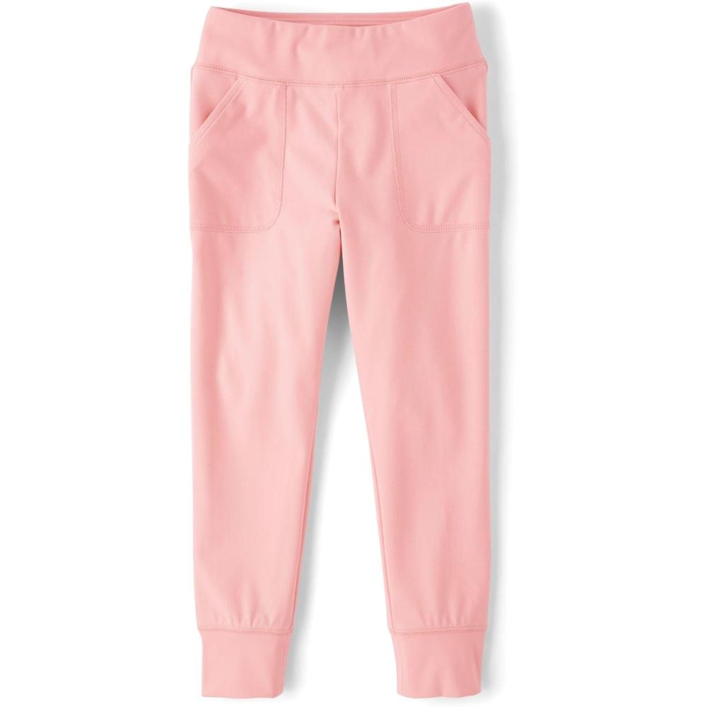 imageThe Childrens Place Girls Active Jogger PantsFuzzy Pink