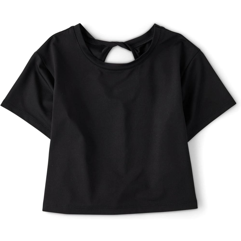 imageThe Childrens Place Girls Atheletic Short Sleeve TopsBlack