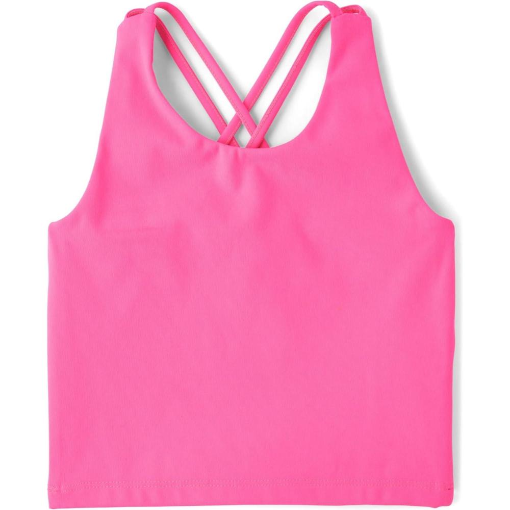 imageThe Childrens Place Girls Atheletic Sleeveless Tank TopsNeon Peony