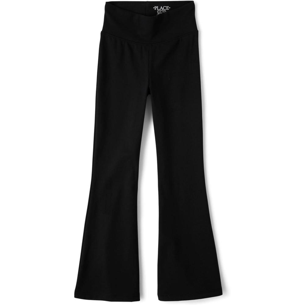 imageThe Childrens Place Girls Flare LeggingsSoft Black Flare