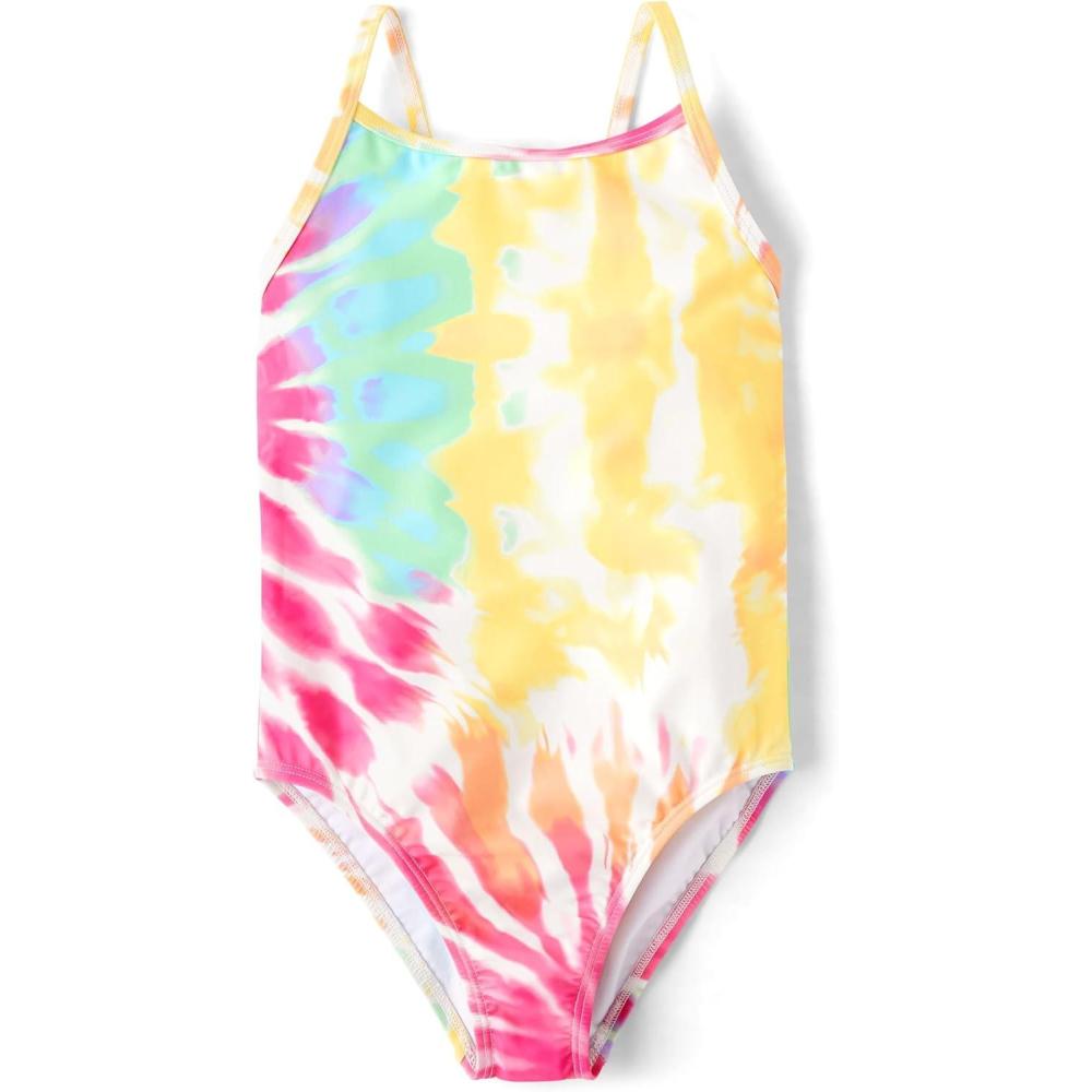 imageThe Childrens Place Girls One Piece SwimsuitTie Dye