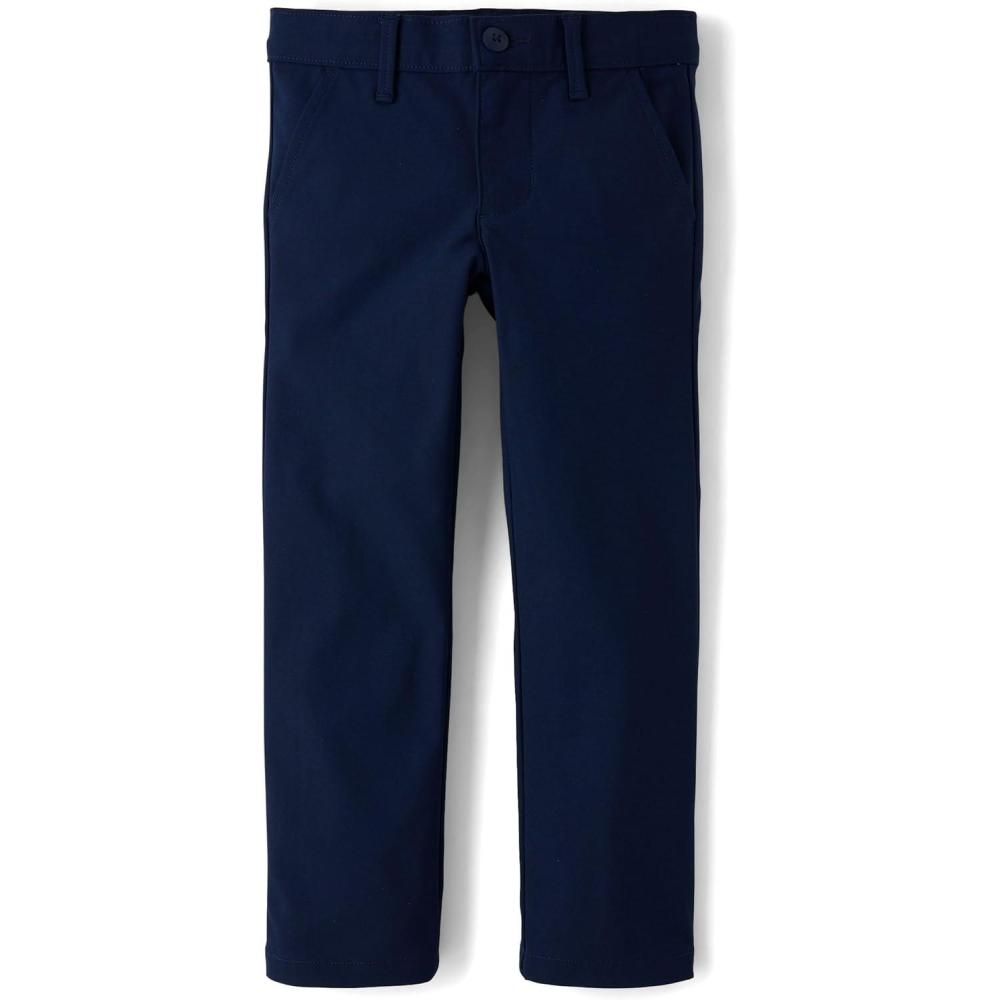 imageThe Childrens Place Girls Uniform Quick Dry Skinny Chino PantsTidal