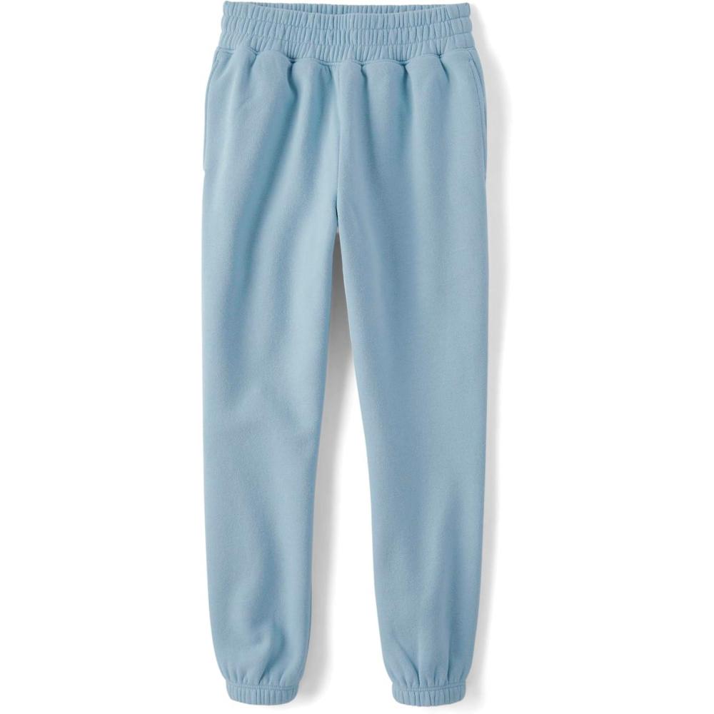 imageThe Childrens Place girls Knit Active SweatpantsBlue Aura