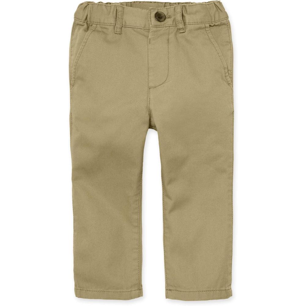 imageand Toddler Stretch Straight Chino PantsFlax Single