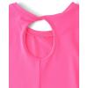 The Children’s Place Girls Atheletic Short Sleeve Tops(Neon Peony)