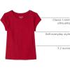 The Children’s Place Girls Basic Short Sleeve Layering Tee(Ruby Single)