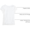 The Children’s Place Girls Basic Short Sleeve Layering Tee(White)