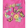 The Children’s Place Girls Graphic Fringe Tank Tops(Sugarcandy 4-pack)