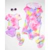 The Children’s Place Girls One Piece Swimsuit(Neon Tie Dye)