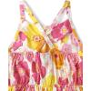 The Children’s Place Girls Sleeveless Strappy Back Summer DressesCasual Dress(Pink Yellow Floral)