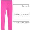 The Children’s Place Girls’ Soft Active Everyday Pull On Leggings(Pink Summer)