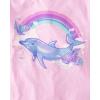 The Children’s Place Girls Sports,Trends,Icons Short Sleeve Graphic T-Shirts,3 Pack(Dolphin/Heart/Aloha)