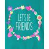The Children’s Place Girls Sports,Trends,Icons Short Sleeve Graphic T-Shirts,3 Pack(Friends/Floral Heart/Princess Era)