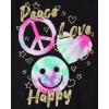 The Children’s Place Girls Sports,Trends,Icons Short Sleeve Graphic T-Shirts,3 Pack(Love/Kindness/Peace)