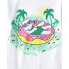 The Children’s Place Girls Sports,Trends,Icons Short Sleeve Graphic T-Shirts,3 Pack(Mermaid/Paradise/Cat Float)