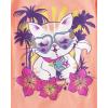 The Children’s Place Girls Sports,Trends,Icons Short Sleeve Graphic T-Shirts,3 Pack(Pineapple/Cat Pool/Cat Drink)