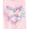The Children’s Place Girls Trends,Icons Short Sleeve Graphic T-Shirts,4 Pack(Heart/Be Kind/Girl Power/Butterflies)
