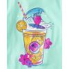 The Children’s Place Girls Trends,Icons Short Sleeve Graphic T-Shirts,4 Pack(Pineapple/Drink/Vacay/Aloha)