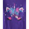 The Children’s Place Girls Unicorns,Sports,Butterflies Long Sleeve Graphic T-Shirts,2 Pack(Deer/Unicorn Face)