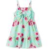 The Children’s Place,Short Sleeve Fashion Dress(Mint Tea)