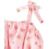 The Children’s Place,Short Sleeve Fashion Dress(Pink Floral)