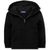 And Toddler Zip Up Hoodie(Black)