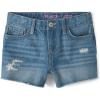 Denim Shortie Shorts(Relaxed Dahlia)