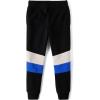 The Children’S Place Boys Active Fleece Jogger Sweatpants(Black Striped)