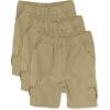 The Children’s Place Baby Boys’ Pull On Cargo Shorts(Flax 3-pack)